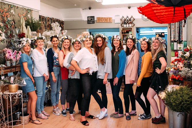 Hen Party Flower Crown Workshop in Liverpool - Workshop Details