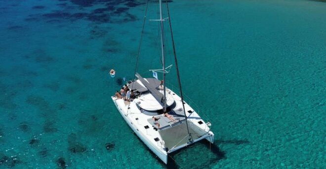 Heraklion: Dia Island Small Group Catamaran Cruise With Meal - Highlights of the Cruise