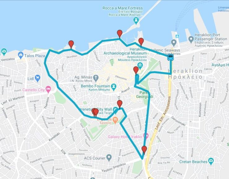 Heraklion: Hop-on Hop-off Open Top Bus Sightseeing Tour - Booking Details
