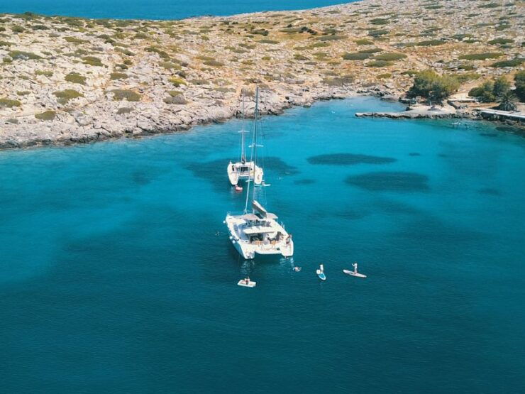 Heraklion: Late Afternoon Catamaran Cruise to Dia & Dining - Experience Highlights
