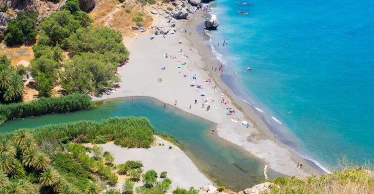 Heraklion: Preveli Palm Beach Boat Trip & Rethymno Town Tour - Activity Highlights