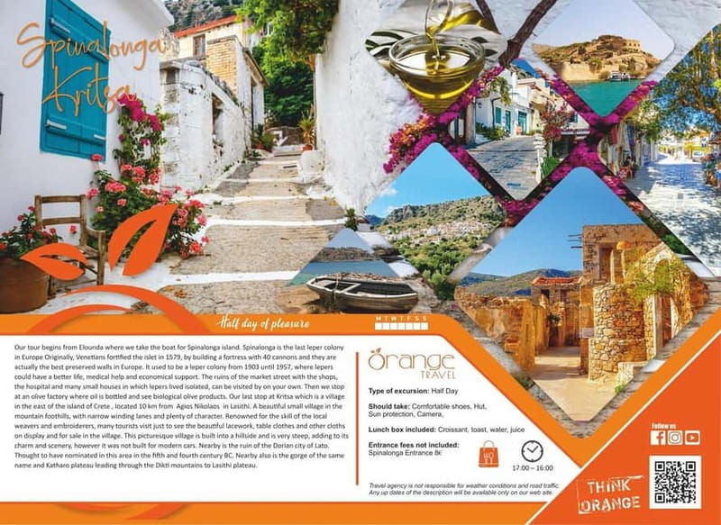 Heraklion : Spinalonga Island & Kritsa Village Half-Day Tour - Good To Know