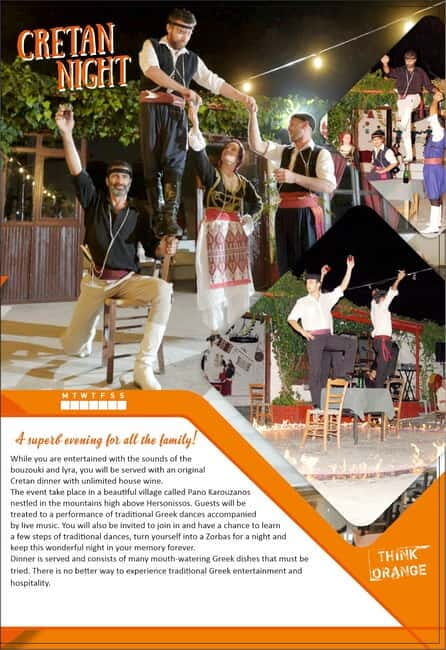 Heraklion:Cretan Evening with Traditional Dinner&Dance Show - Good To Know