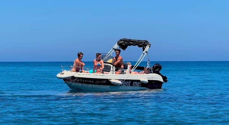 Hersonissos: Rent a Boat - No License Needed - Hersonissos: Rent a Boat - No License Needed