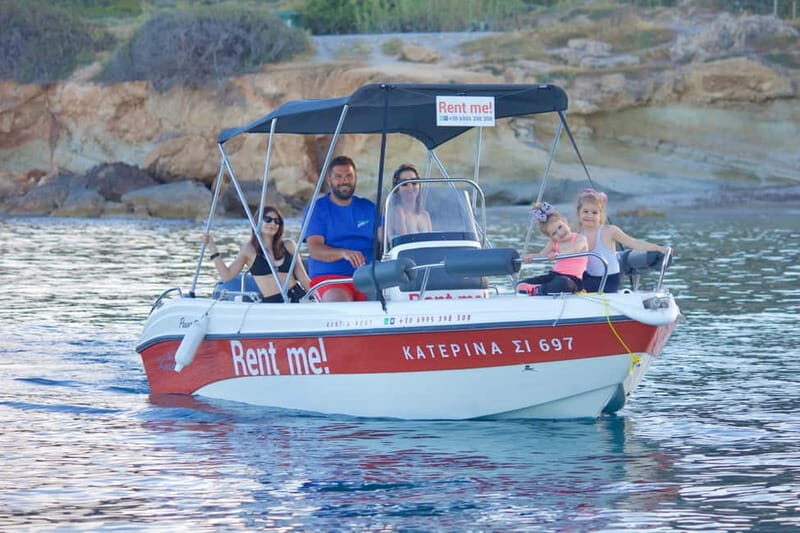 Hersonissos: Rent a Boat - No License Needed - What to Expect on the Itinerary