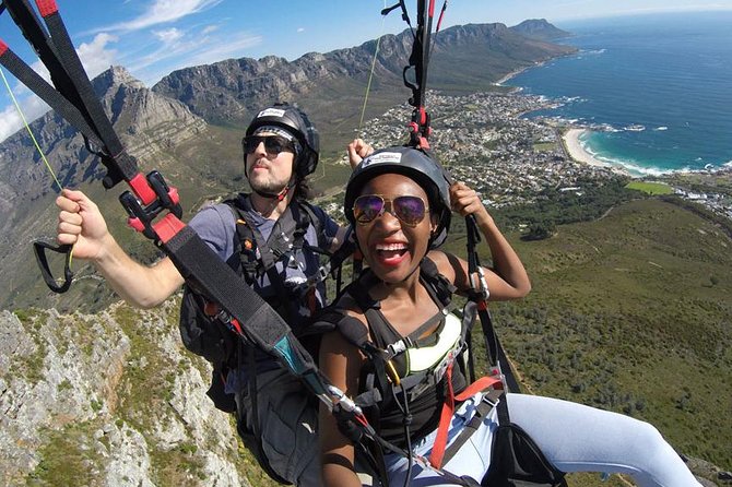Hi5 Tandem Paragliding Cape Town - Inclusions and Services Provided