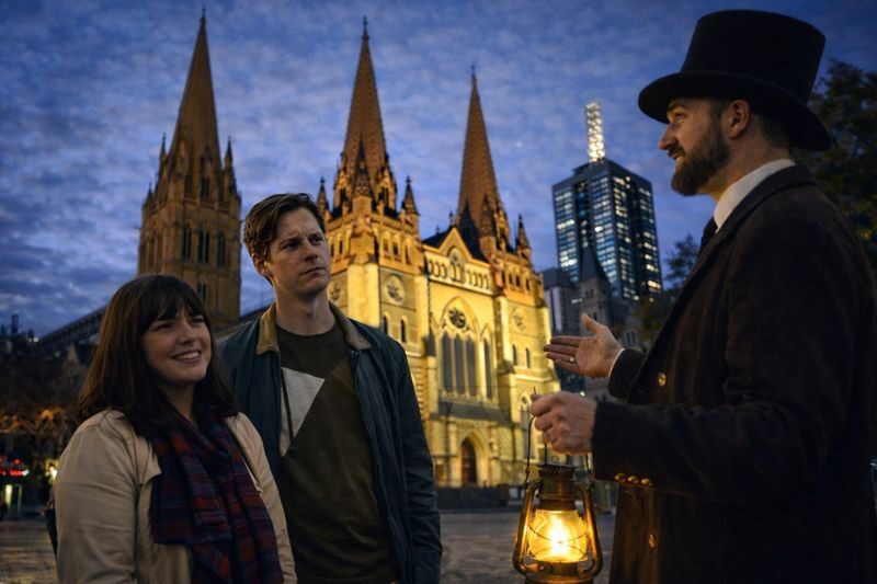 Hidden Melbourne Ghosts, Murder & Mystery Tour - Meeting at Young & Jackson Hotel after dark