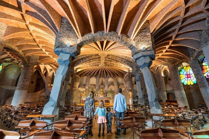 Highlights Guided visit to Gaudi's Crypt and Colonia Güell - Exploring Colonia Güell: More Than Just a Factory Town