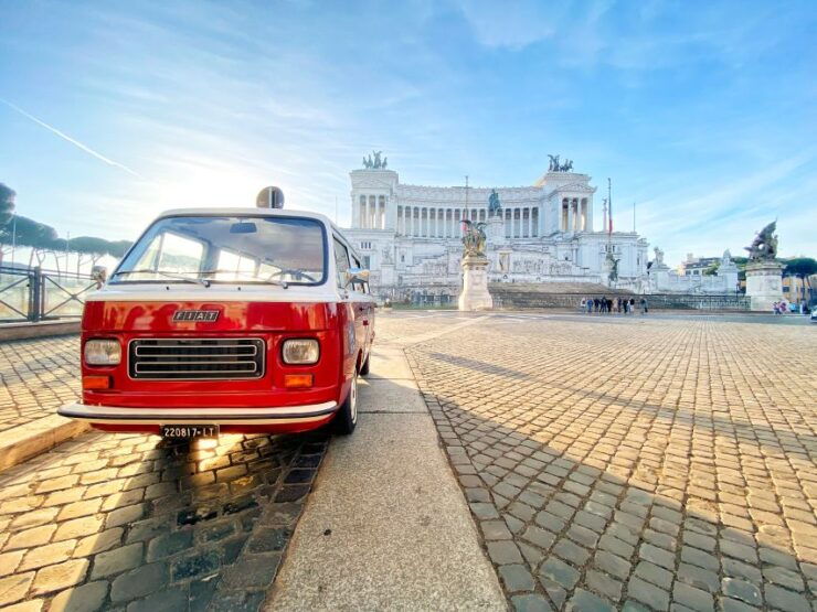 Highlights of Rome and Aperitif in a Fiat Vintage Van - Itinerary