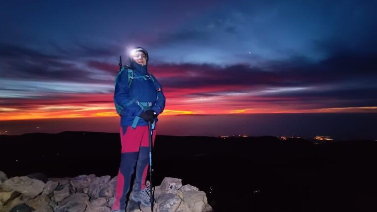 Hiking Summit of Teide by Night for a Sunrise and a Shadow - Witnessing the Sunrise