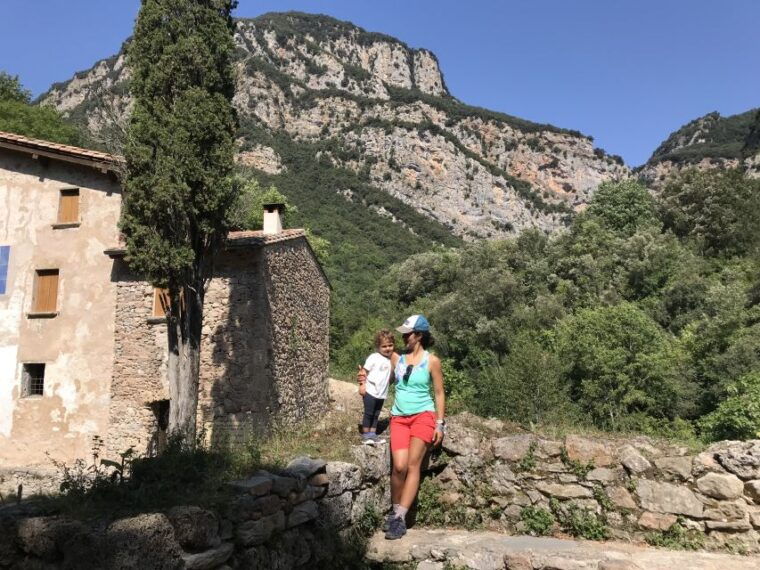 Hiking Tour Exploring Enchanting Waterfalls of the Pyrenees - Cooling off at the Waterfall of Sant Aniol Daguja