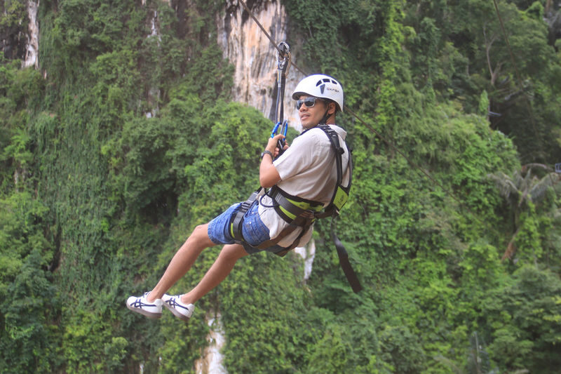Hill Park Adventure Zipline and Rollers in Krabi - A rainforest course, not a full-day expedition