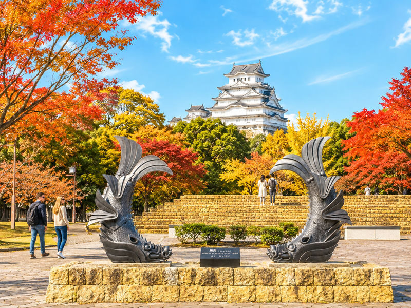 Himeji Castle, a World Heritage Site, Arima Onsen, one of Japans three ancient hot springs, and Mount Rokko Observation Deck Day Tour (Departing from Osaka) - Himeji Castle: give the keep time and attention