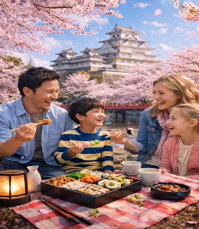 Himeji: Cherry Blossom Picnic Tour with Food & Drinks - An Authentic Cherry Blossom Picnic in Himeji