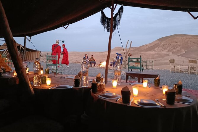 Historical Experience Desert Sunset Dinner Camel Ride & Transfer - Pricing and Terms