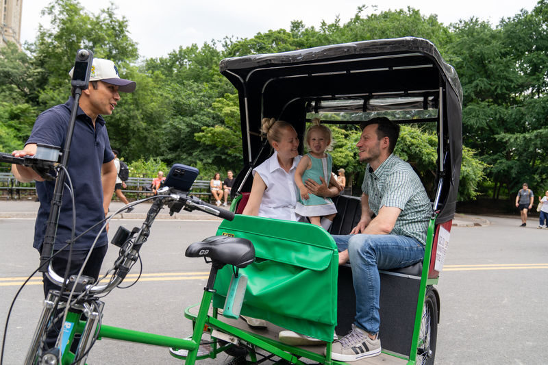 History, Nature and Movie Locations Central Park Pedicab Tour in NYC - Bow Bridge: a short photo pause