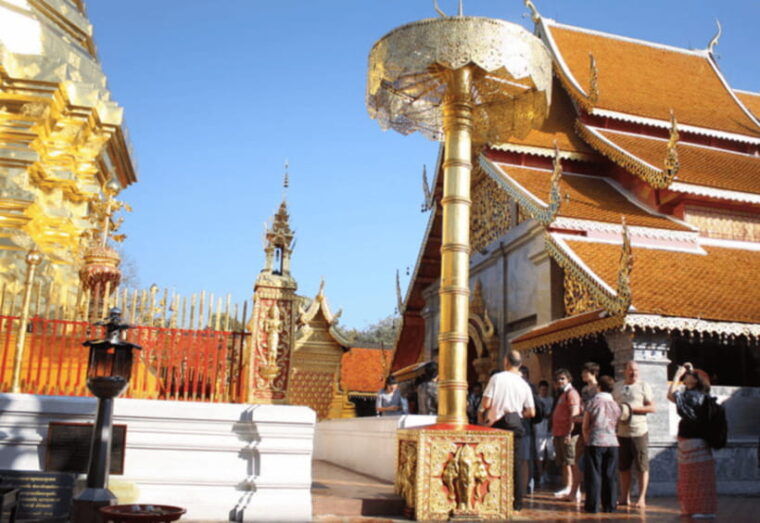 Hmong Village, Doi Suthep and Wat Pha Lat Half Day Tour - Visiting Doi Suthep Temple