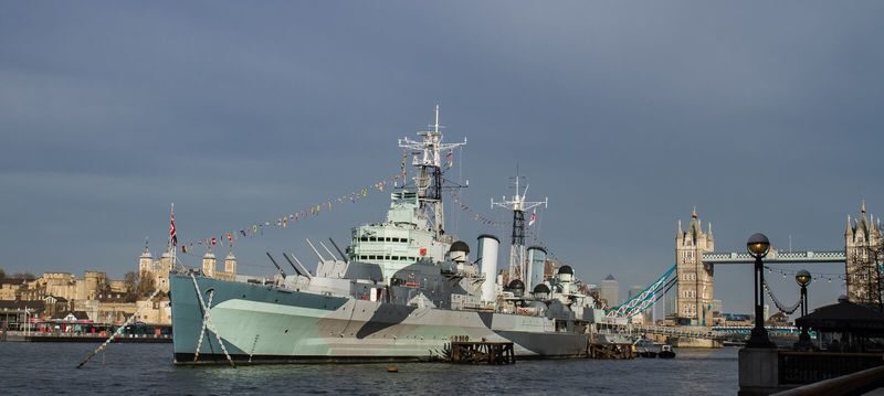 HMS Belfast Experience in London - Boarding a warship on the Thames