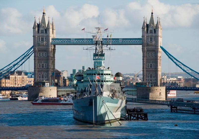 HMS Belfast Experience in London - Exploring nine decks, one ladder at a time
