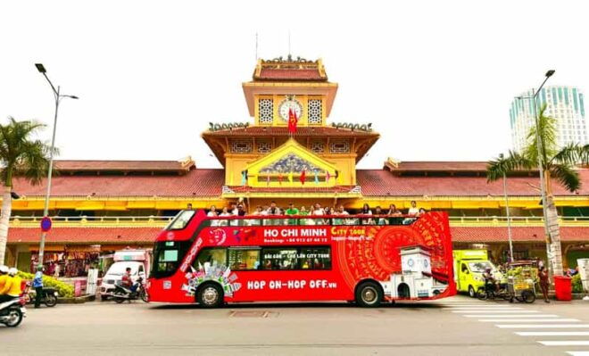 Ho Chi Minh City: 1 ROUND SAIGON-CHO LON CITY TOUR CHINATOWN - Bus Route and Key Stops