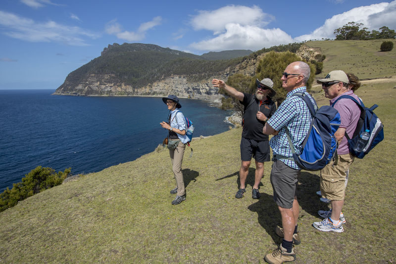 Hobart Maria Island National Park - Nature & Wildlife Adventure - Fossil Cliffs put an ancient sea under your boots