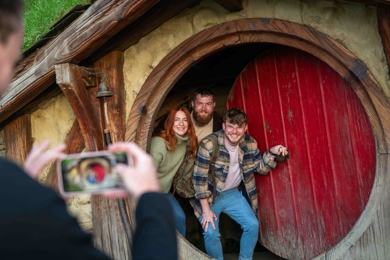 Hobbiton Movie Set & Waitomo Glow Worm Caves Tour - At a glance