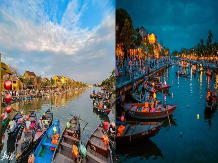 Hoi An : Bamboo Basket Boat Ride & Lantern Boat Trip . - Itinerary Highlights