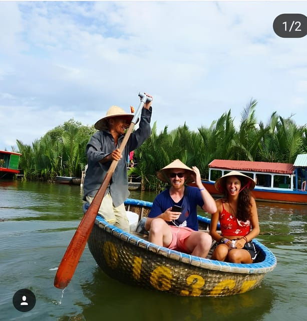 Hoi An: Basket Boat & Cooking Class Tour - Local Market Experience