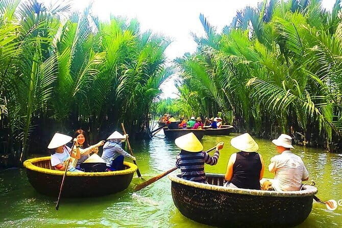 Hoi an Coconut Boat & Hoi an Ancient Town From Da nang or Hoi an - Discovering the Coconut Forest on Bamboo Boats