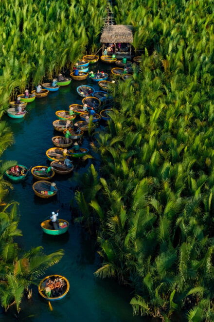 HOI AN: COCONUT JUNGLE - RELEASE FLOWER LANTERN - CITY TOUR - Exploring Hoi An Old Town