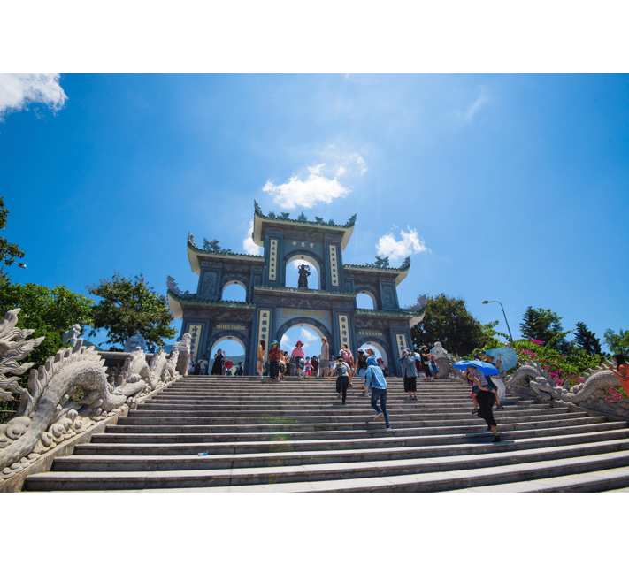 Hoi An: Golden Bridge - Monkey Mountain - Marble Mountain - Linh Ung Pagoda Highlights