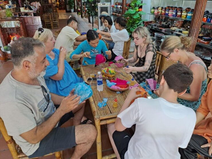 Hoi an Lantern and Silk Making Process - Materials and Tools Provided
