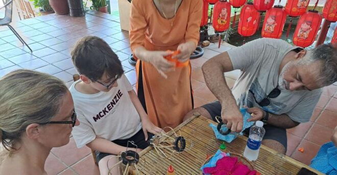 Hoi an Lantern and Silk Making Process - Step-by-Step Silk Lantern Crafting