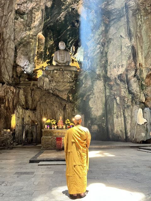 Hoi An: Marble Mountains and Ba Na Hills Private Tour - Visiting Ba Na Hills and Golden Bridge