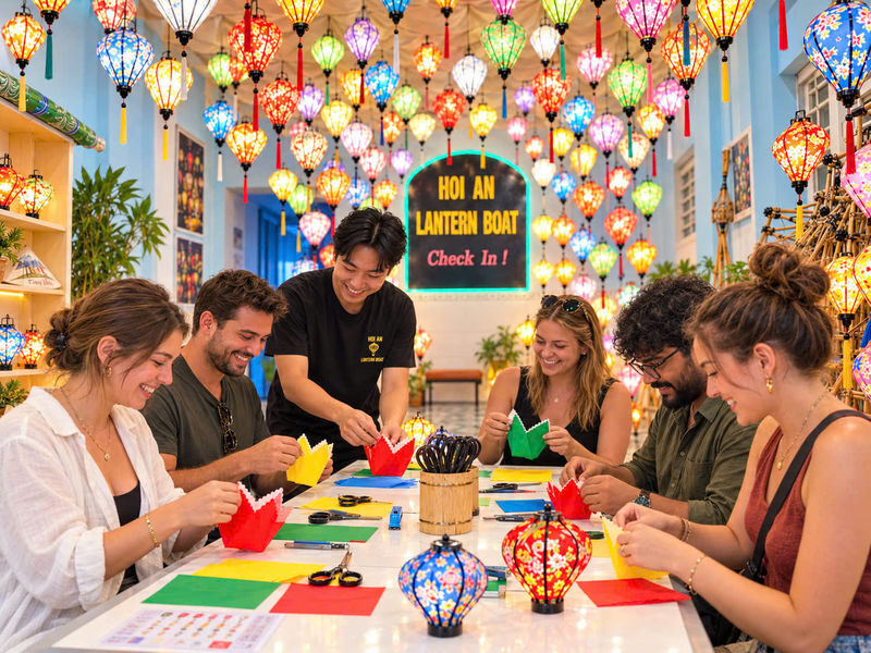 Hoi An: Private Lantern Boat Ride & Floating Lantern-Making Class - Start at 24 Luu Quy Ky with a small craft