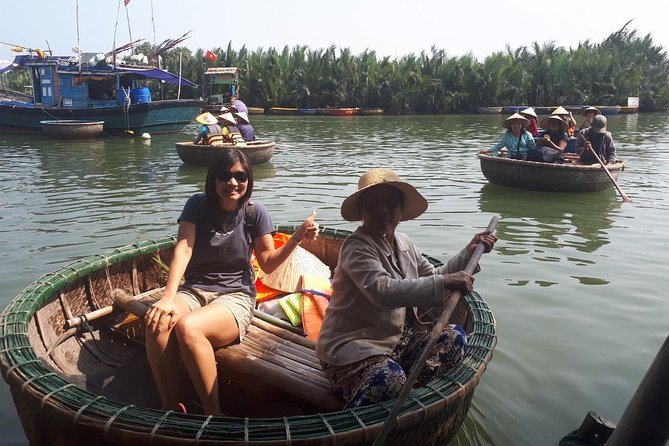 Hoian Coconut Basket Boat Ride & Marble Sculptor From Danang City - Marble Sculptor Visit