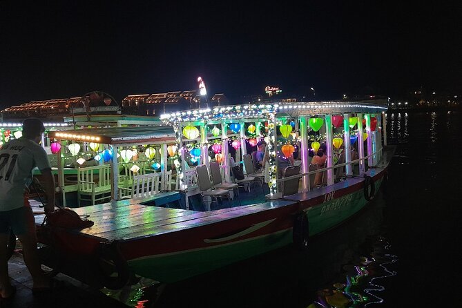 HoiAn Small Boat By Night on Bach Dang River - Navigating Bach Dang River at Night