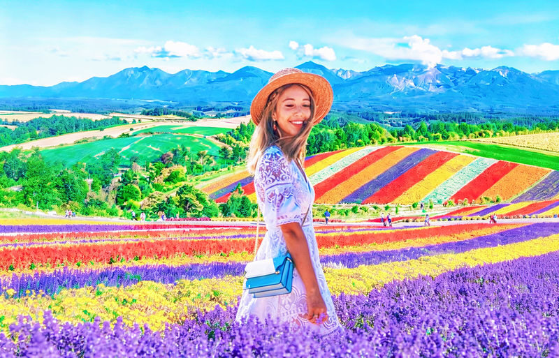 Hokkaido Flower Sea Tour: Blue Pond & Farm Tomita & Shikisai no Oka & Ningle Terrace One-Day Tour (Optional Buffet Lunch/All-you-can-eat Melon) - The day at a glance