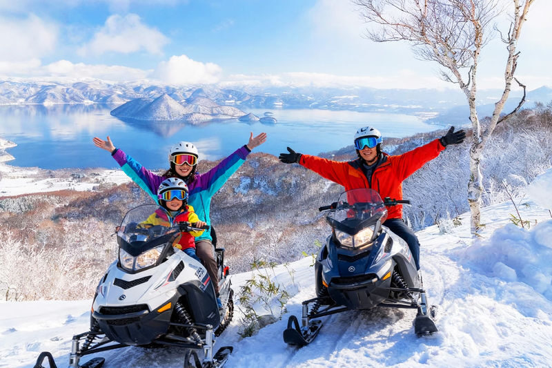Hokkaido: Lake Hill Farm Snowmobile Experience (with free ice cream) & Noboribetsu Hell Valley & Showa-shinzan Bear Ranch Day Trip - At a glance: what makes this Hokkaido day trip different
