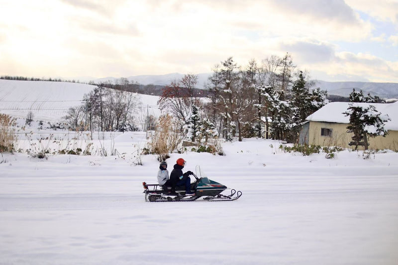 Hokkaido Noboribetsu Day Tour | Kyogoku Fuki-dashi Park, Lake Toya (Optional Snowmobile in Winter), Showa-shinzan Bear Ranch, Noboribetsu Jigokudani Day Tour | Departing from Sapporo - Lake Hill Farm: a short pause for a treat