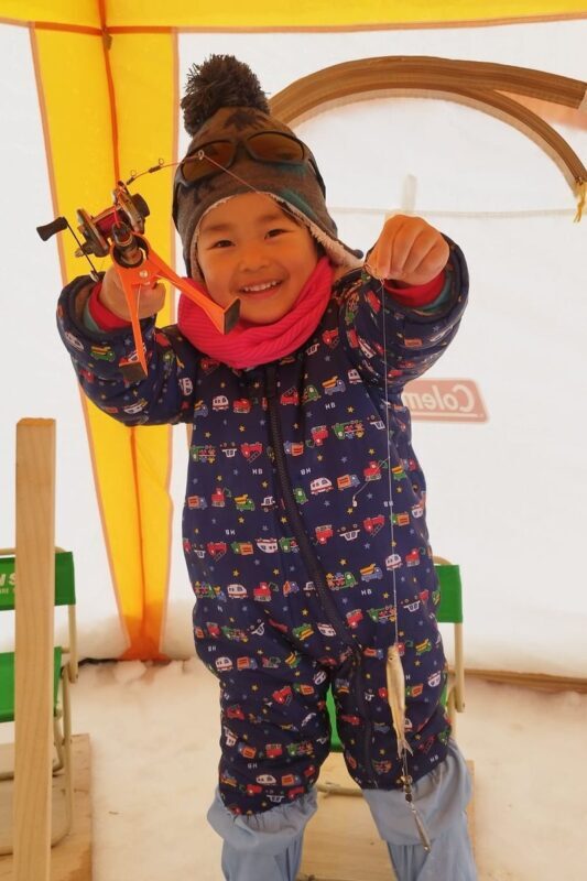 Hokkaido, Sapporo Ice Fishing: Sapporo Smelt Fishing Experience - Getting Comfortable on the Barato River