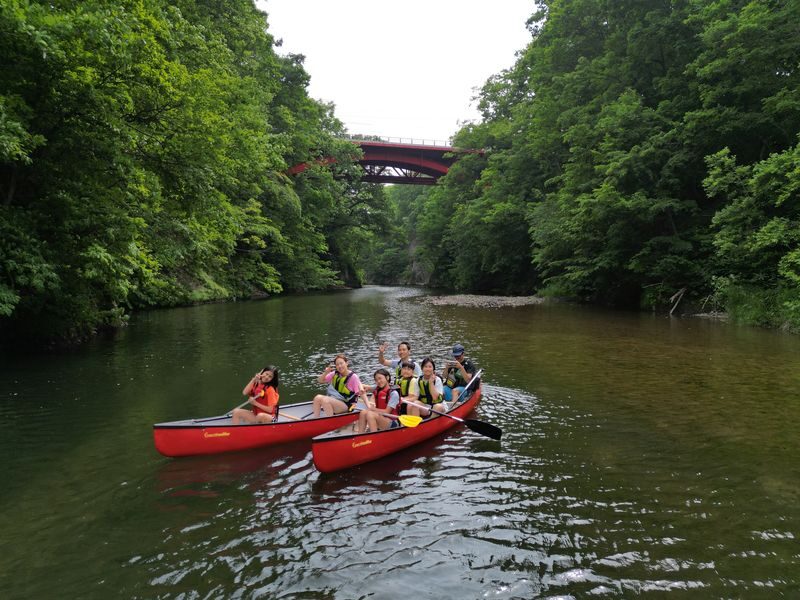 Hokkaido, Sapporo, Jozankei: Gently cruising while enjoying the scenery ~Relaxing Canoe Tour~ (with bonfire & roasted marshmallows) - At a glance