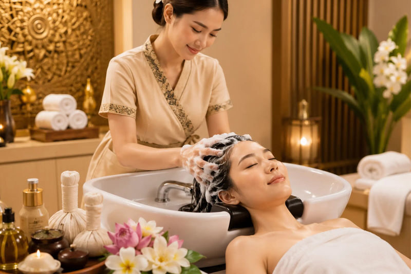 Holi Thai Head Spa Pattaya | Relaxing Shampoo & Head Massage - At a glance