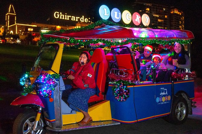 Holiday Lights & Sites Lucky Tuk Tuk Tour in San Francisco - Inclusions
