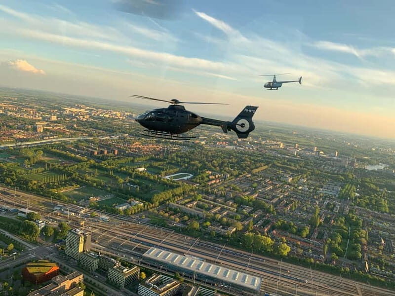 Holland highlight helicopter tour - An Overview of the Dutch Sky Adventure