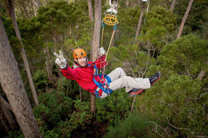 Hollybank Zipline, Segway, and Tree Ropes in Launceston - Dress for the conditions and check the practical limits
