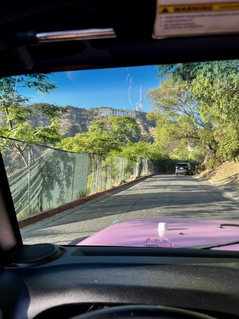 Hollywood Sign Private Tour on an Open Pink Jeep - Experience Itinerary