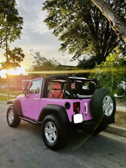Hollywood Sign Private Tour on an Open Pink Jeep - Full Description