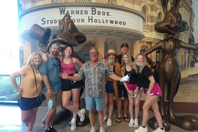 Hollywood Walk of Fame and Warner Bro Studio Tour and Lunch stop - A Complete Day Trip from Newport Beach to Hollywood and Beyond