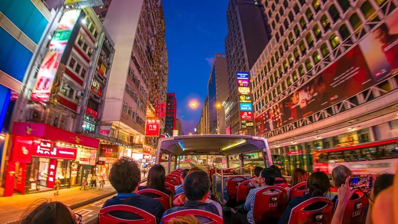Hong Kong Big Bus Unlimited Hop-On Hop-Off Sightseeing Tours - Commentary, seats, and the view from above